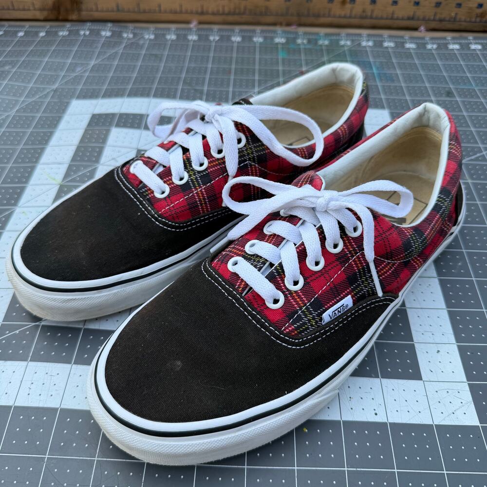 Plaid Vans Authentics